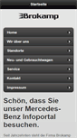 Mobile Screenshot of bbrokamp.de